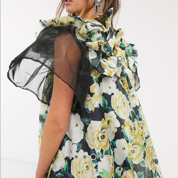 Sister Jane Mini Floral Smock Dress - Picture 4 of 6